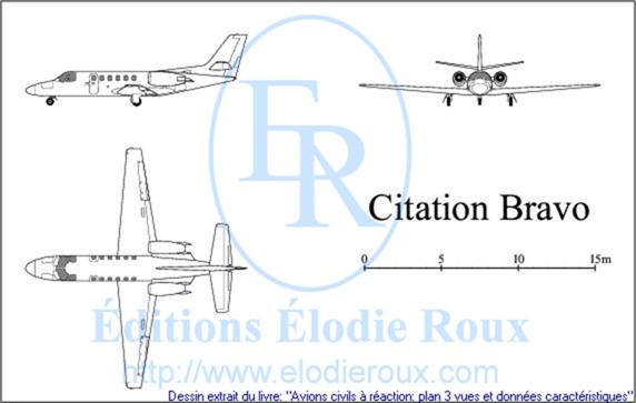 Copyright: Elodie Roux/CitationBravo 3-view drawing/plan 3 vues