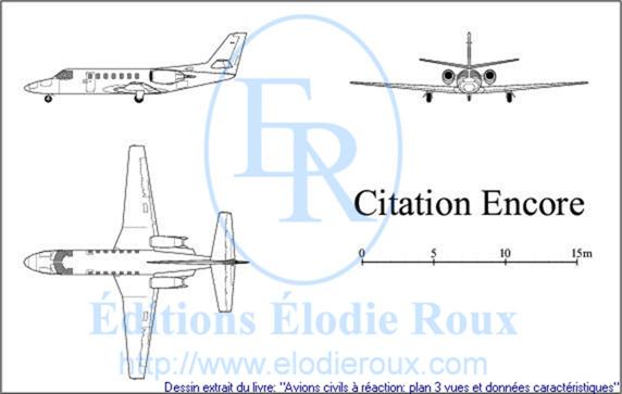 Copyright: Elodie Roux/CitationEncore 3-view drawing/plan 3 vues