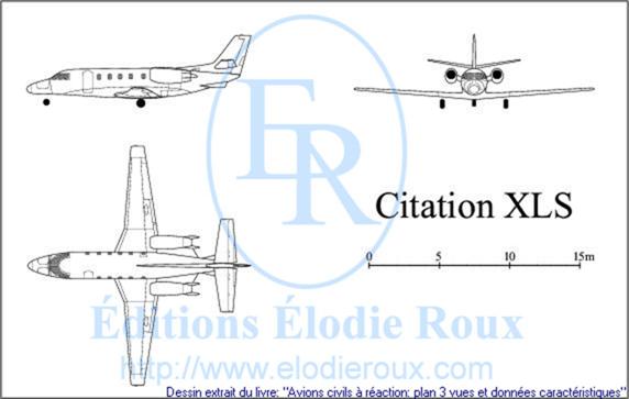 Copyright: Elodie Roux/CitationXLS 3-view drawing/plan 3 vues