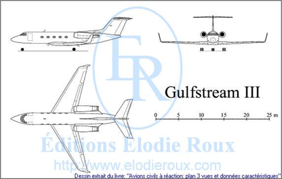 Copyright: Elodie Roux/GIII 3-view drawing/plan 3 vues