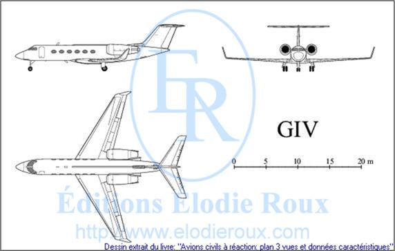 Copyright: Elodie Roux/GIV 3-view drawing/plan 3 vues