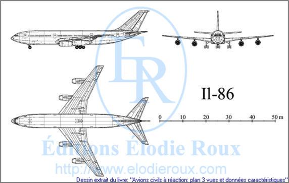 Copyright: Elodie Roux/Il86 3-view drawing/plan 3 vues