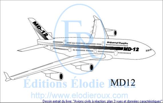 Copyright: Elodie Roux/MD12 3-view drawing/plan 3 vues