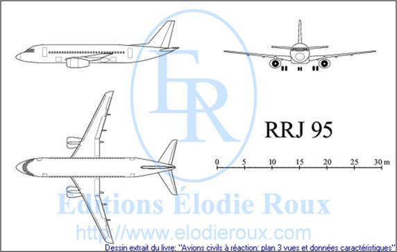 Copyright: Elodie Roux/RRJ95 3-view drawing/plan 3 vues